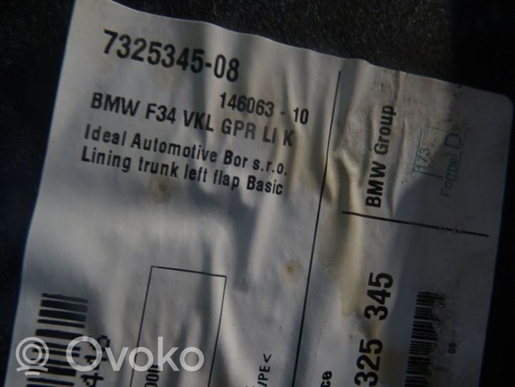 BMW 3 GT F34 Muu vararenkaan verhoilun elementti 7325345