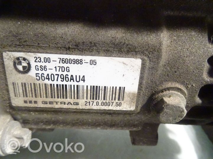 BMW 1 F20 F21 Manualna 6-biegowa skrzynia biegów 7600988