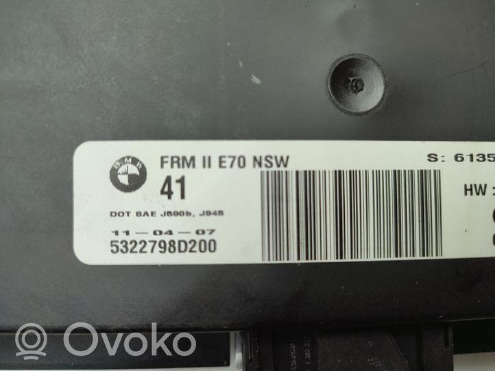 BMW X5 E70 Sterownik / Moduł świateł LCM 9153802