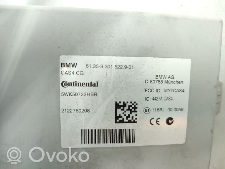 BMW 5 F10 F11 Kit centralina motore ECU e serratura 7645143