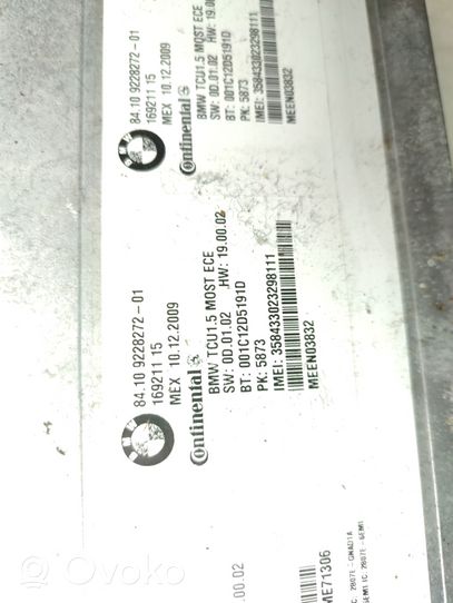 BMW 5 GT F07 Module unité de contrôle Bluetooth 9228272