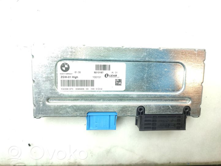 BMW 5 GT F07 Gateway-Steuermodul 9213187