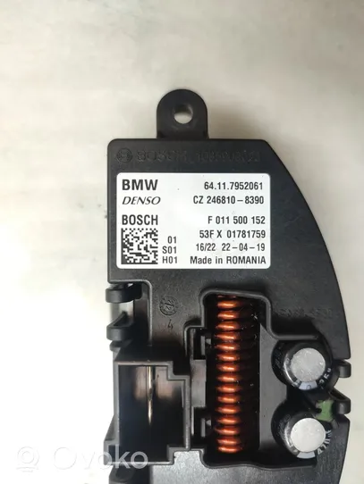 BMW X2 F39 Rezystor / Opornik dmuchawy nawiewu 7952061