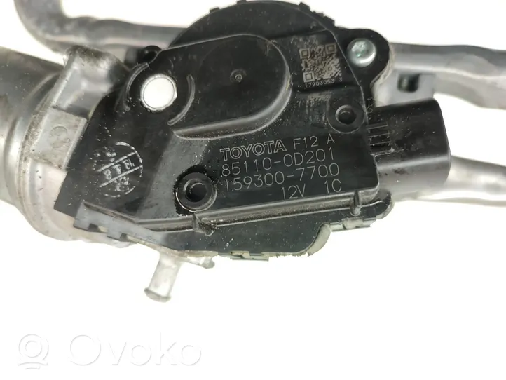 Toyota Yaris Tiranti e motorino del tergicristallo anteriore 851100D201