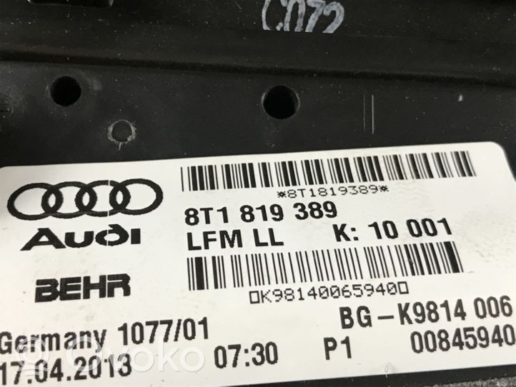 Audi A4 S4 B8 8K Pečiuko radiatorius 8T1820005J