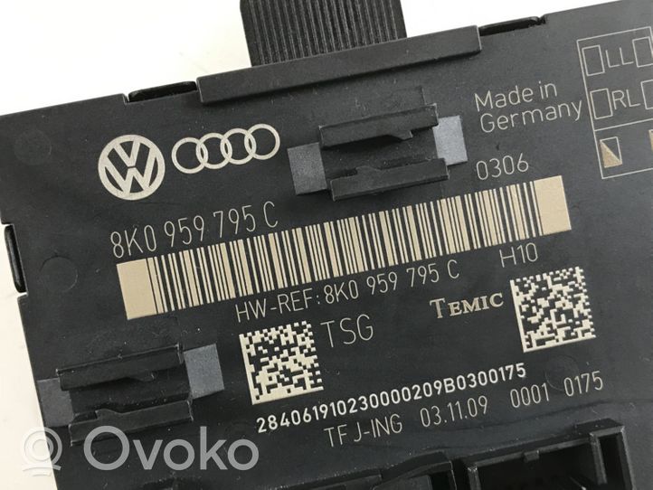 Audi A4 S4 B8 8K Unidad de control/módulo de la puerta 8K0959795C