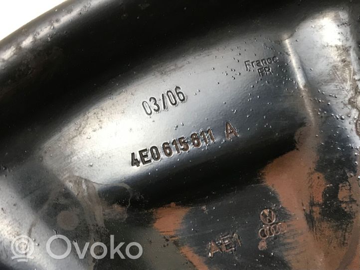 Audi A8 S8 D3 4E Osłona tylnej tarczy hamulcowej 4E0615611A