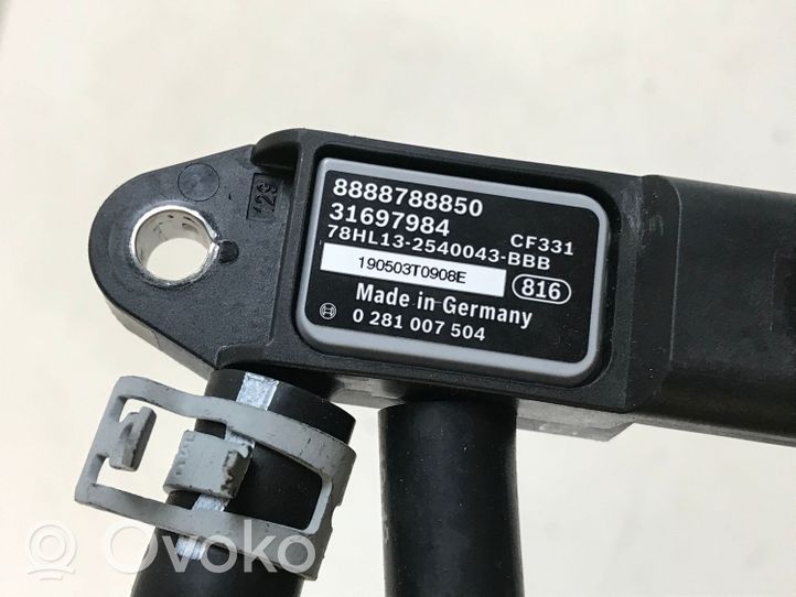 Volvo XC60 Sensore di pressione dei gas di scarico 31697984