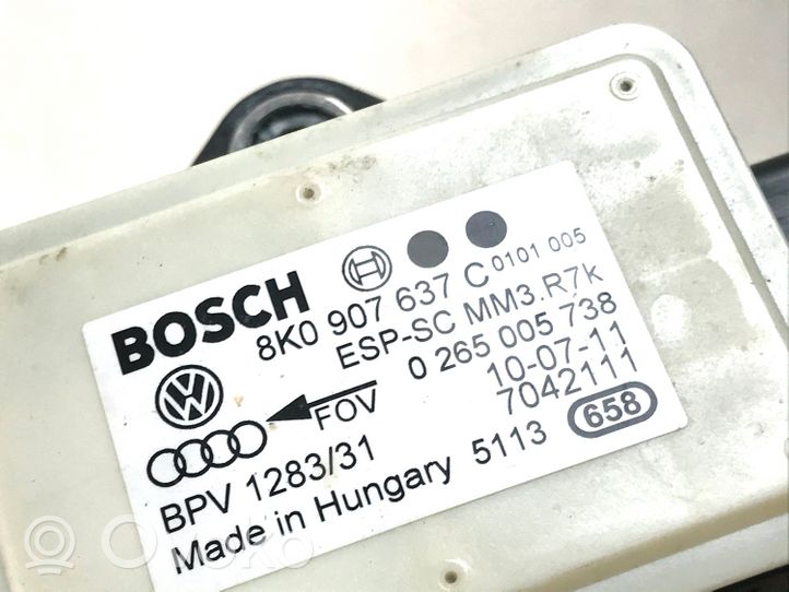 Audi Q5 SQ5 Aktiivijousituksen ohjainlaite (ESP) 8K0907637C