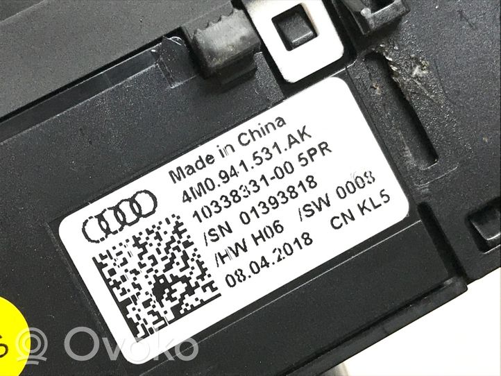 Audi A4 S4 B9 Przełącznik świateł 4M0941531AK