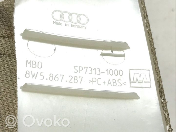 Audi A4 S4 B9 Osłona środkowa słupka / C 8W5867287C