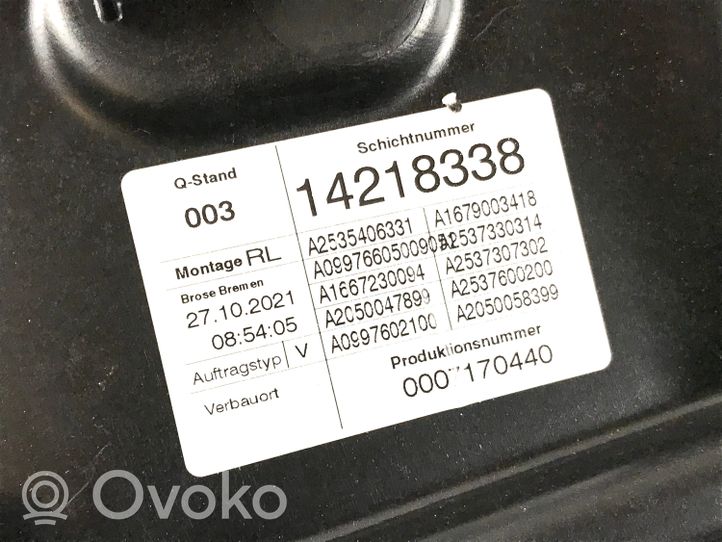 Mercedes-Benz GLC AMG Mechanizm podnoszenia szyby tylnej bez silnika A2537330314