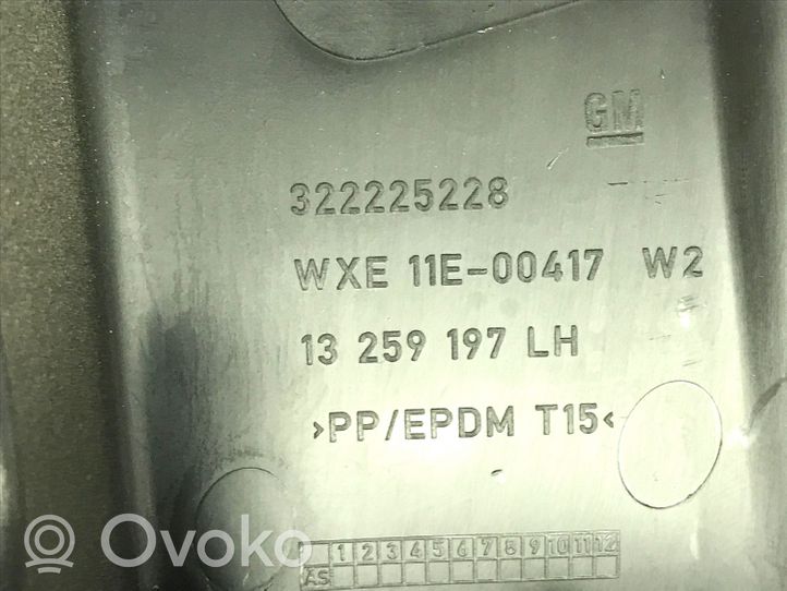 Opel Astra J Priekšējā sliekšņa dekoratīvā apdare (iekšējā) 13259197