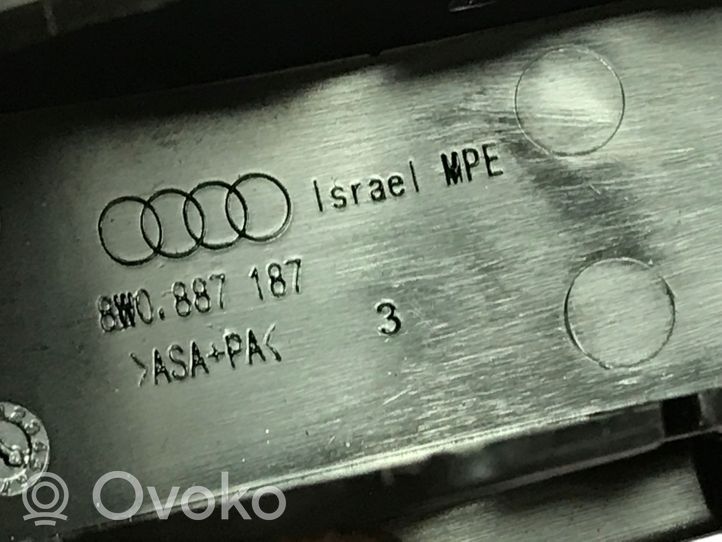 Audi A4 S4 B9 8W ISOFIX-kotelo 8W0887233A