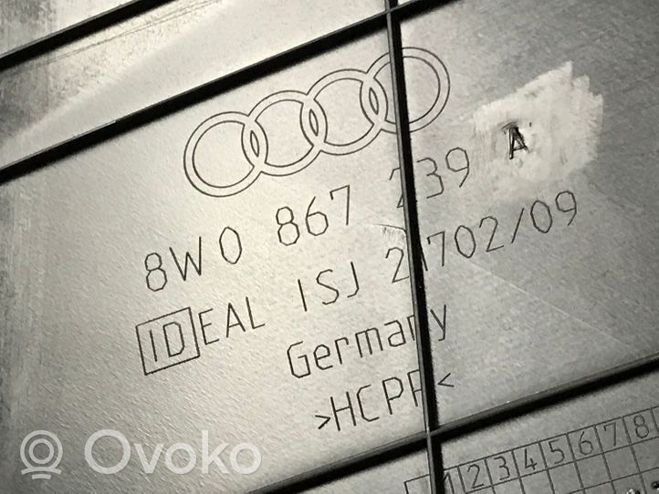 Audi A4 S4 B9 8W B-pilarin verhoilu (alaosa) 8W0867239A