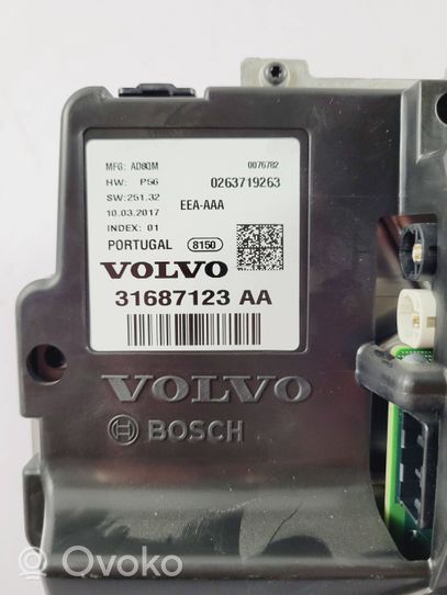 Volvo S90, V90 Tachimetro (quadro strumenti) 31687123