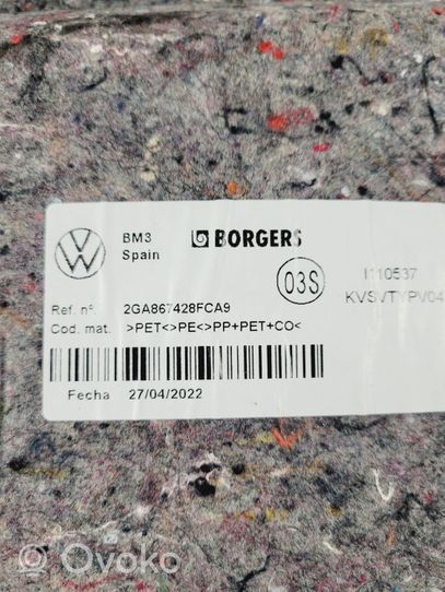 Volkswagen T-Roc Dolny panel schowka koła zapasowego 2GA867428F