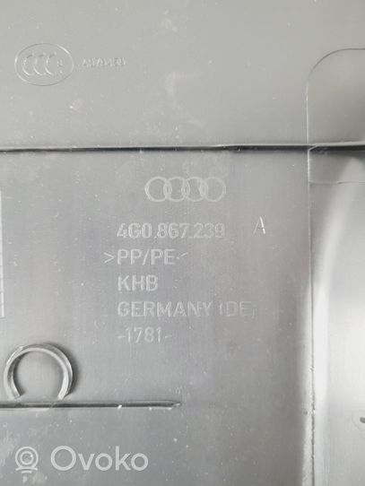 Audi A6 S6 C7 4G (B) Revêtement de pilier (bas) 4G0867239