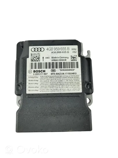 Audi A6 S6 C7 4G Oro pagalvių valdymo blokas 4G0959655B