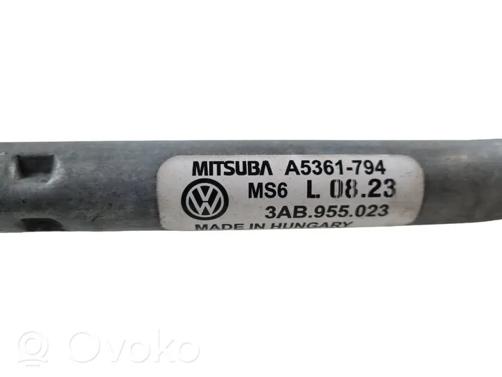Volkswagen PASSAT B7 Silniczek wycieraczek szyby przedniej / czołowej 3AB955023