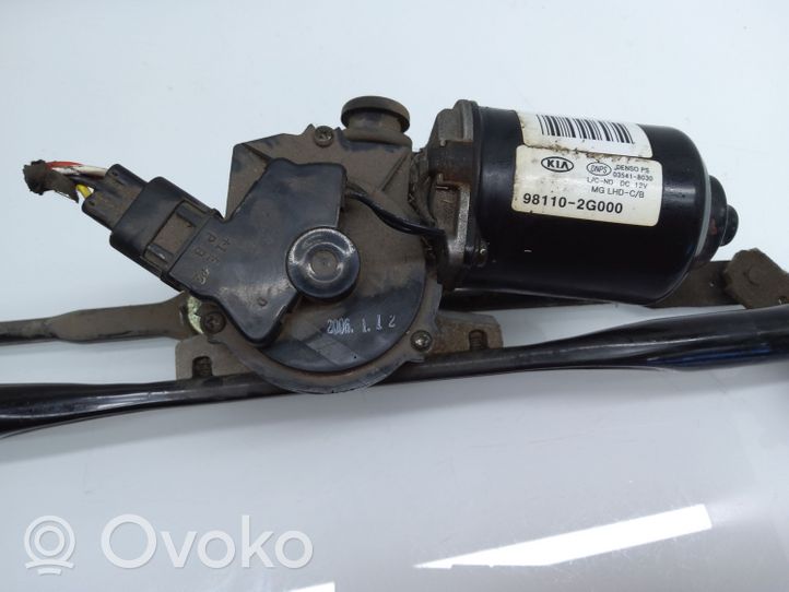 KIA Magentis Tringlerie et moteur d'essuie-glace avant 981102G000