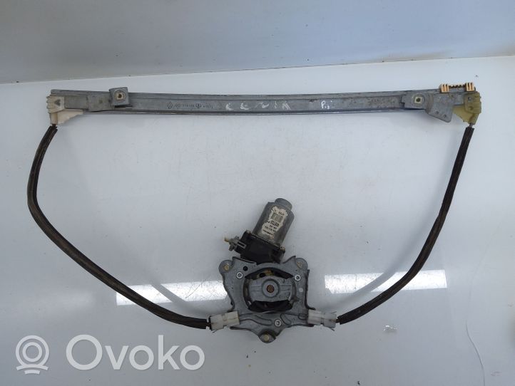 Renault Scenic RX Front door window regulator with motor 400733