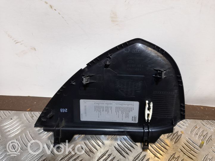 Audi TT TTS Mk2 Paneļa dekoratīvās apdares vairogs (sānu) 8J0857085A