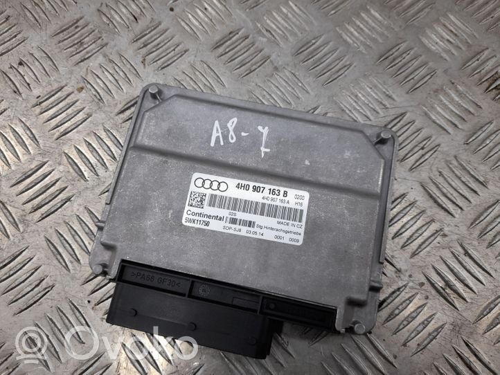 Audi A8 S8 D4 4H Pakabos valdymo blokas 4H0907163B