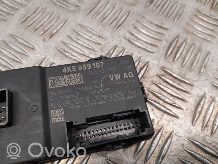 Audi A5 Sterownik / Moduł elektrycznej klapy tylnej / bagażnika 4KE959107