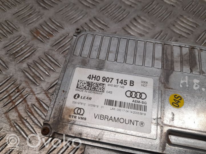 Audi A8 S8 D4 4H Jousituksen ohjainlaite/moduuli 4H0907145B