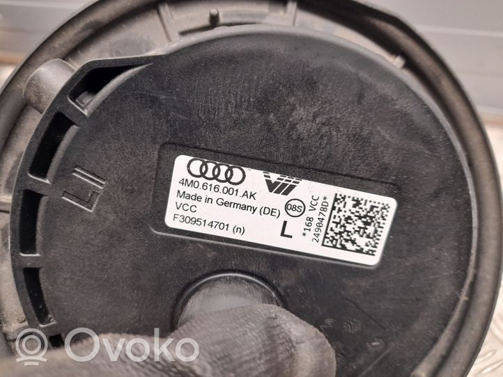 Audi Q8 Takailmajousituksen ilmaiskunvaimennin 4M0616001AK
