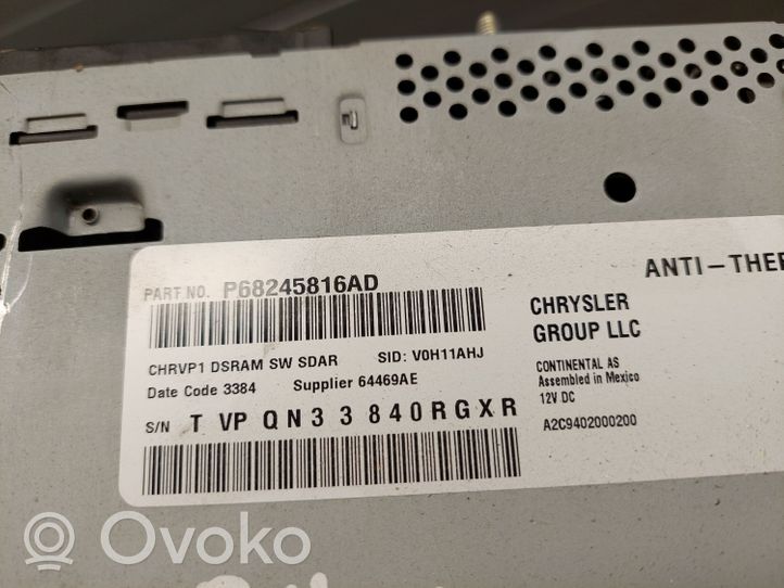 Dodge RAM Radija/ CD/DVD grotuvas/ navigacija P68245816AD