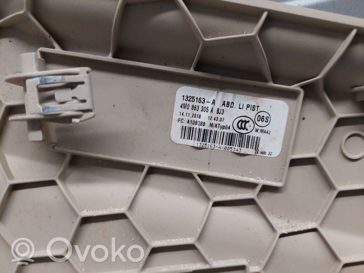 Audi Q7 4M Osłona boczna tunelu środkowego 4M0863305A