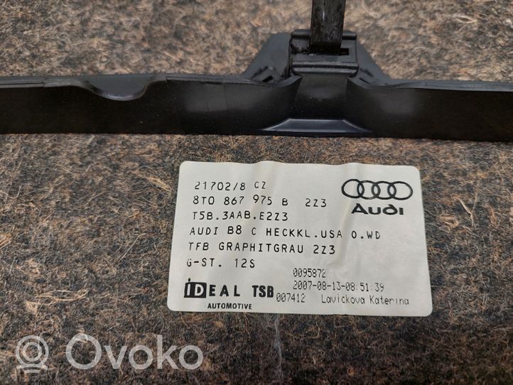 Audi S5 Verkleidung Heckklappe Kofferraumdeckel 8T0867975B