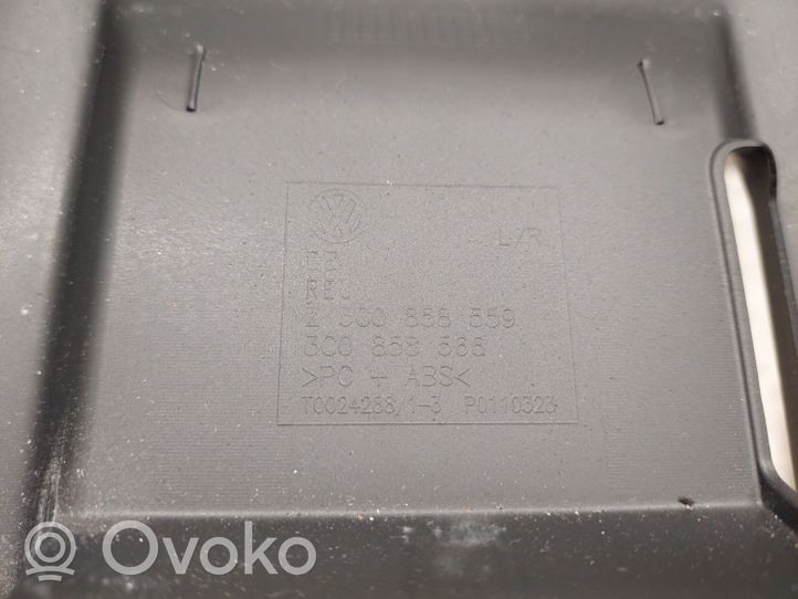 Volkswagen PASSAT CC Ohjauspyörän pylvään verhoilu 3C0858559