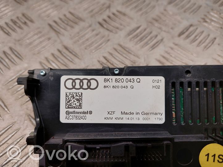 Audi A4 S4 B8 8K Panel klimatyzacji 8K1820043Q