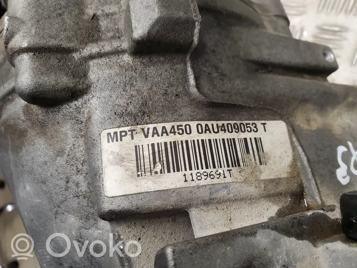 Audi Q3 8U Vaihdelaatikon vaihteenvaihtajan kotelo 0AU409053T