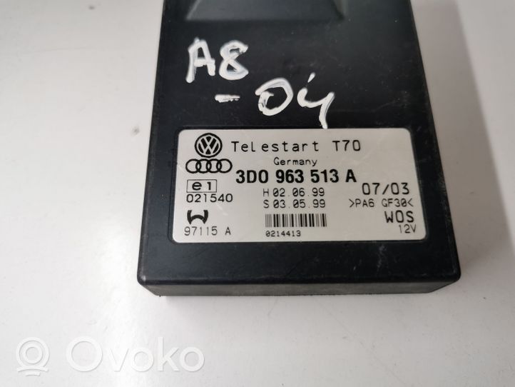 Audi A8 S8 D3 4E Centralina/modulo riscaldamento ausiliario 3D0963513A