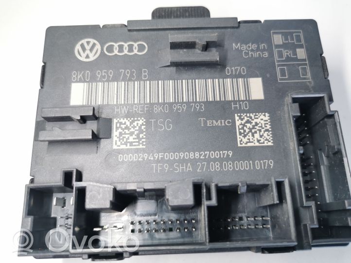 Audi A4 S4 B8 8K Unité de commande module de porte 8K0959793B