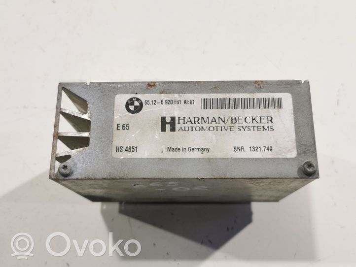 BMW 7 E65 E66 Amplificateur de son 6920461