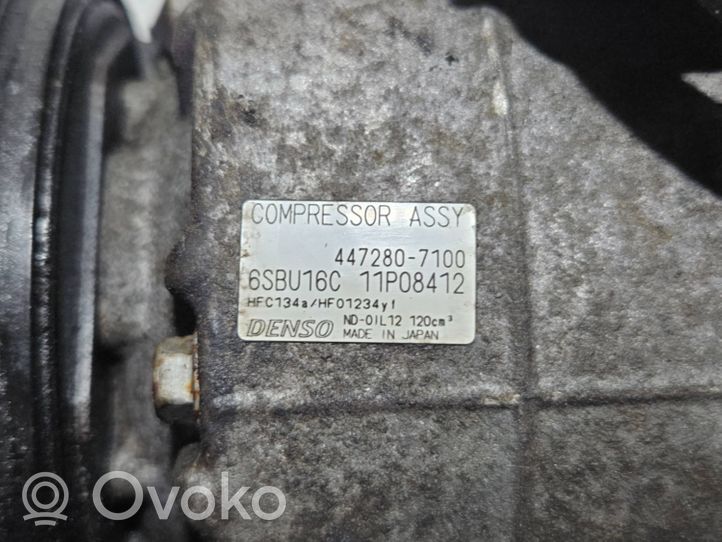 Mercedes-Benz A W176 Ilmastointilaitteen kompressorin pumppu (A/C) 4472807100