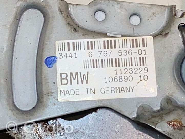BMW 5 E60 E61 Käsijarru seisontajarrun vipukokoonpano 6767536