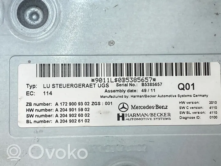 Mercedes-Benz E W212 Navigacijos (GPS) valdymo blokas A1729009302