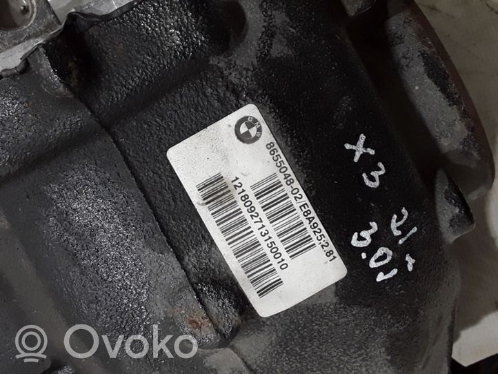 BMW X3 G01 Mechanizm różnicowy tylny / Dyferencjał 8655048