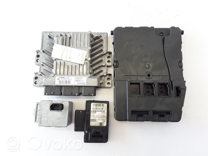 Renault Megane II Komputer / Sterownik ECU i komplet kluczy 