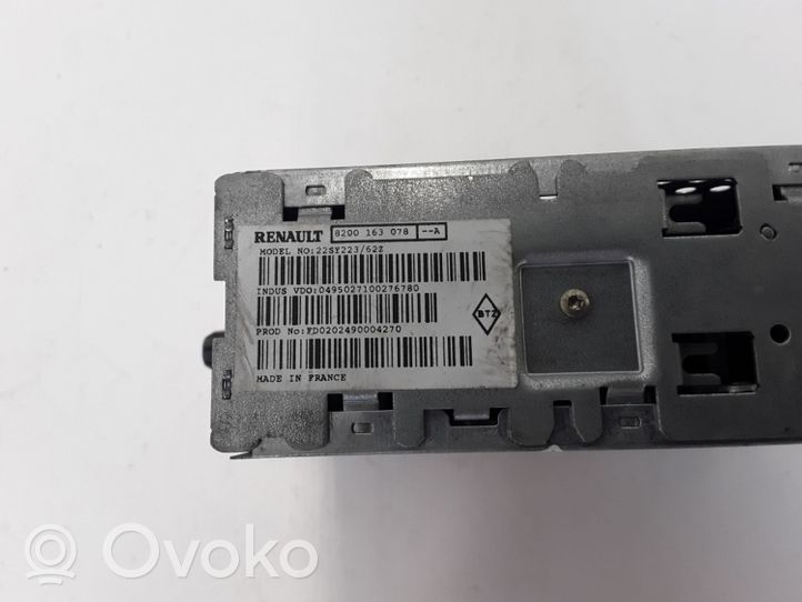 Renault Vel Satis GPS-navigaation ohjainlaite/moduuli 8200163078