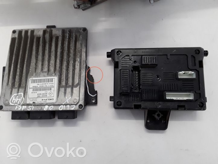 Renault Clio III Kit centralina motore ECU e serratura 