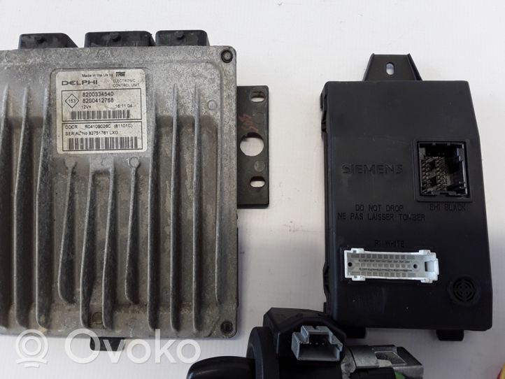 Renault Thalia I Komputer / Sterownik ECU i komplet kluczy 