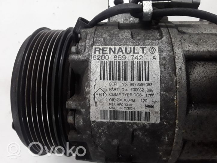 Renault Scenic III -  Grand scenic III Kompresor / Sprężarka klimatyzacji A/C 8200869742