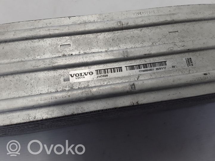 Volvo XC60 Chłodnica powietrza doładowującego / Intercooler 31474506